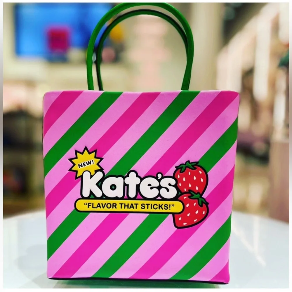 NWT Kate Spade Flavor That Sticks Gum Candy Bag Tote Purse - Picture 1 of 9